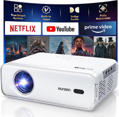 Aurzen EAZZE D1 Smart Portable Outdoor Projector with Wifi and Bluetooth | Built