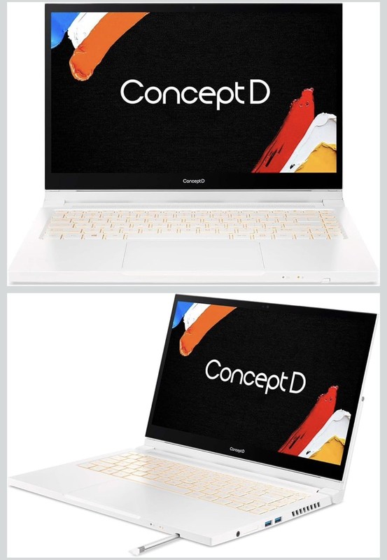 Acer ConceptD 3 Ezel CC314-72G-72SX i7-10750H NVIDIA GeForce GTX 1650 (USED) gallery