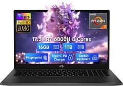 NIMO 17.3″ Gaming Laptop 16GB DDR5 RAM 1TB SSD 8 Cores AMD Ryzen 7 6800H win11 P