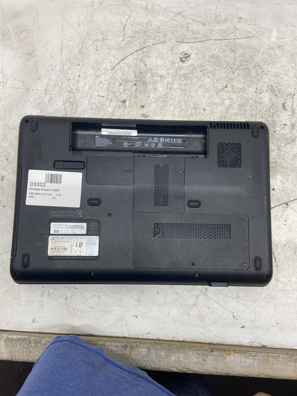 Compaq Presario CQ60 AMD Athlon Dual Core QL-62 4 GB NO HDD gallery