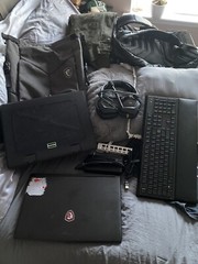 MSI GV62 8RE COMPLETE GAMING LAPTOP + KEYBOARD, COOLER, HEADSET, BACKPACK