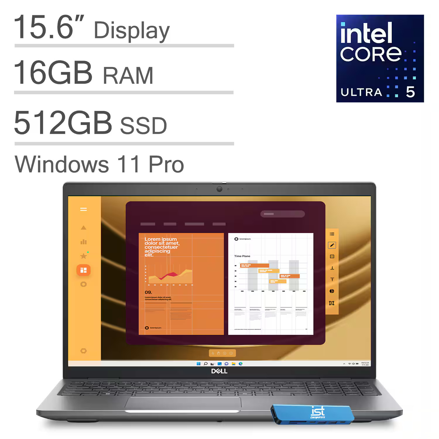 Dell - Upgraded - Latitude 5550 15.6 inFHD Business AI - Intel Core Ultra5 gallery