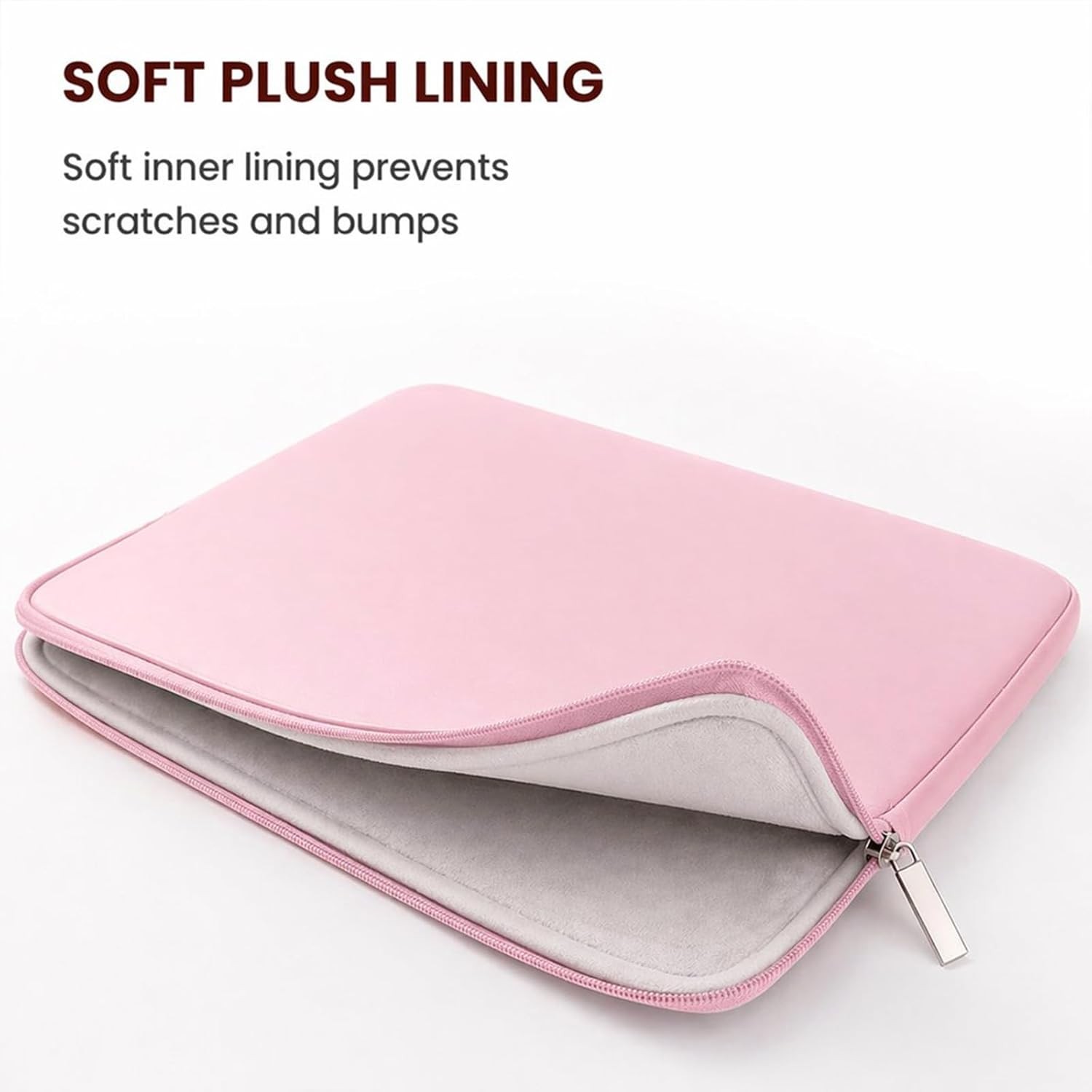 14 Inch Laptop Sleeve Soft PU Leather Case Protective Water Resistant Zipper Cov gallery