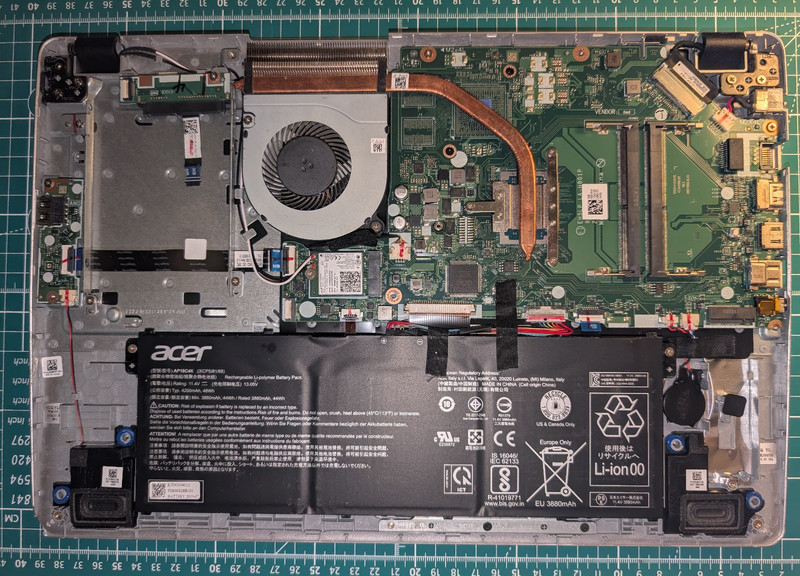 ACER ASPIRE A515-43 AMD RYZEN 3 3200U @ 2.6GHz, NO RAM, NO HDD/OS, for parts gallery