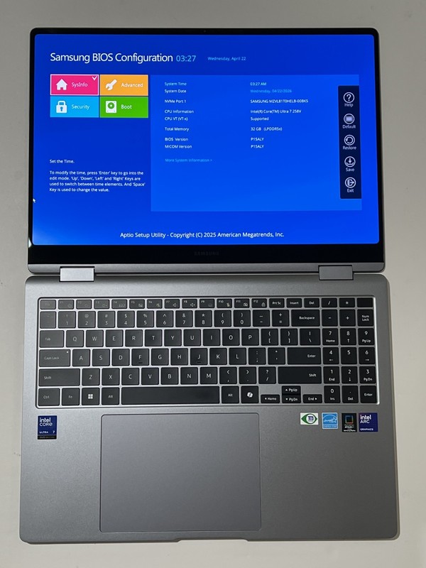 Samsung Galaxy Book5 PRO 360 16" Intel Ultra 7 32GB RAM 1TB SSD NP960QHA #084H gallery