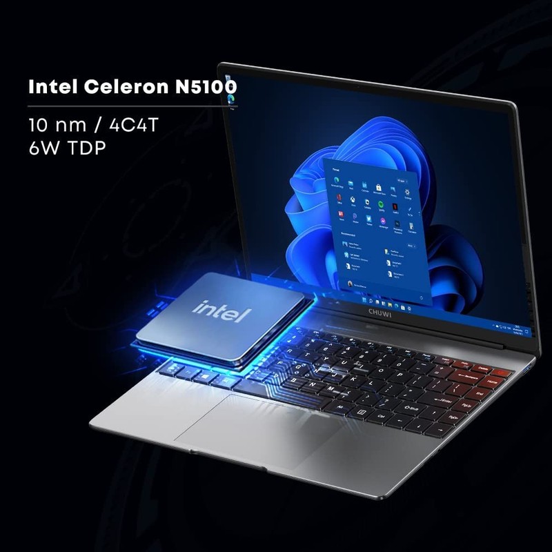 CHUWI 14.1 Inch Touchscreen Laptop, Intel N5100 Quad Core, 8GB 256GB SSD, Win 11 gallery