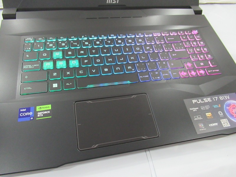 MSI PULSE 17 B13V core i9 13900H 2.60ghz 13th gen 16gb 512ssd 8gb graphics Win11 gallery