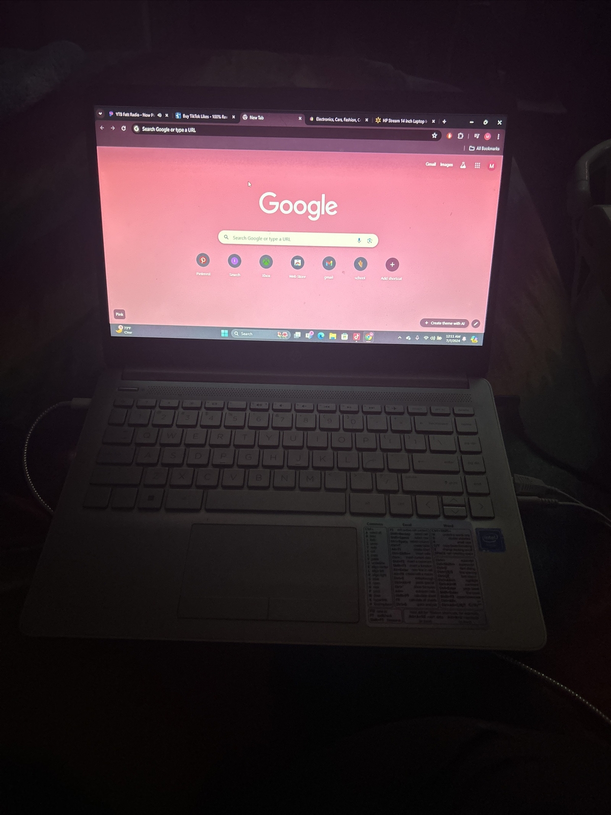 HP 14-cf2112wm 14" (64GB eMMC, Intel Celeron N4120, 1.10GHz, 4GB RAM) Laptop... gallery