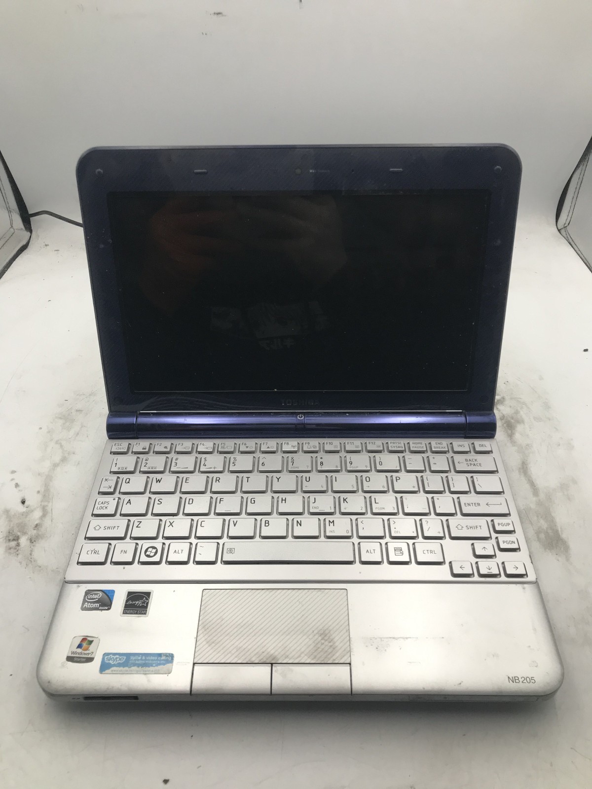 TOSHIBA NB205 N325BL - FOR PARTS/REPAIR - INTEL ATOM N280 - 1GB RAM - READ - BB gallery
