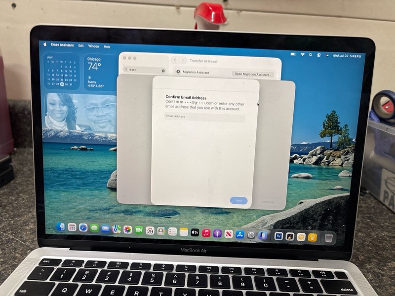 USED APPLE MACBOOK AIR A2337 LAPTOP Computer As Is (QUI005487) gallery