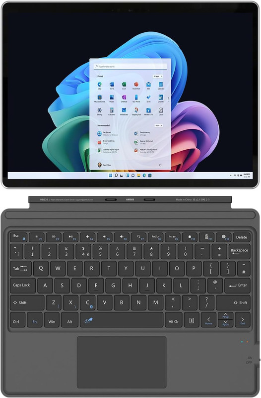 Microsoft Surface Pro 8 & Pro X Type Cover, Ultra-Slim Portable Bluetoot gallery
