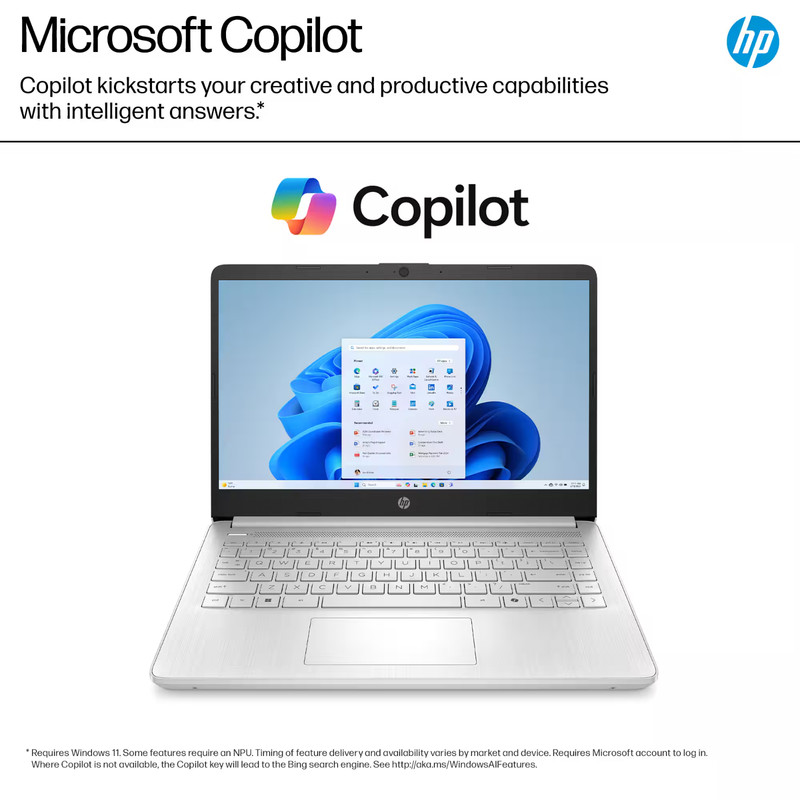 2026 Newest HP Laptop 14" Quad-Core Intel Processor 8GB RAM 528GB Storage Win 11 gallery