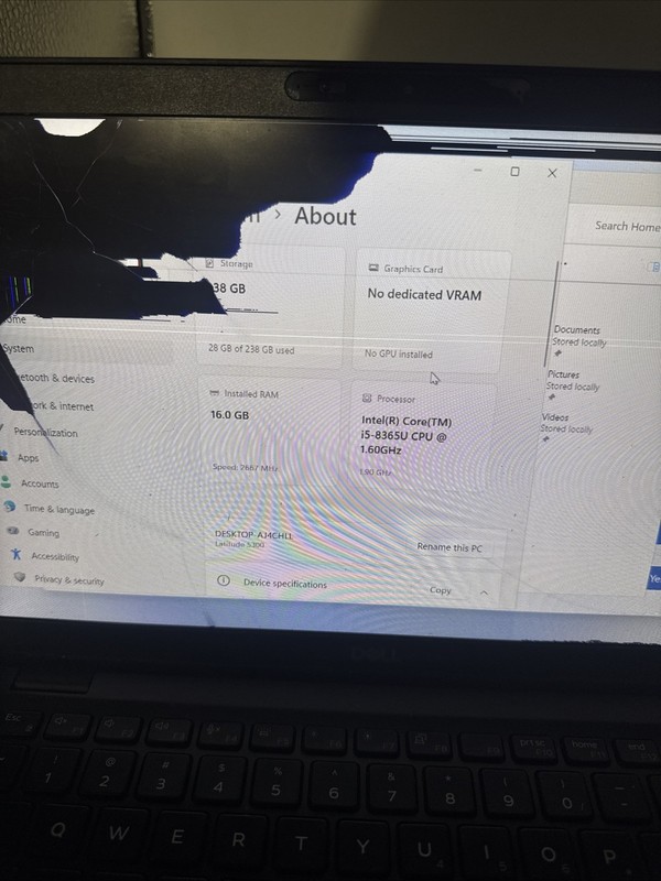 Dell Latitude 5300 – i5 8th Gen Everything Works As Should But BAD LCD SEE PICS gallery