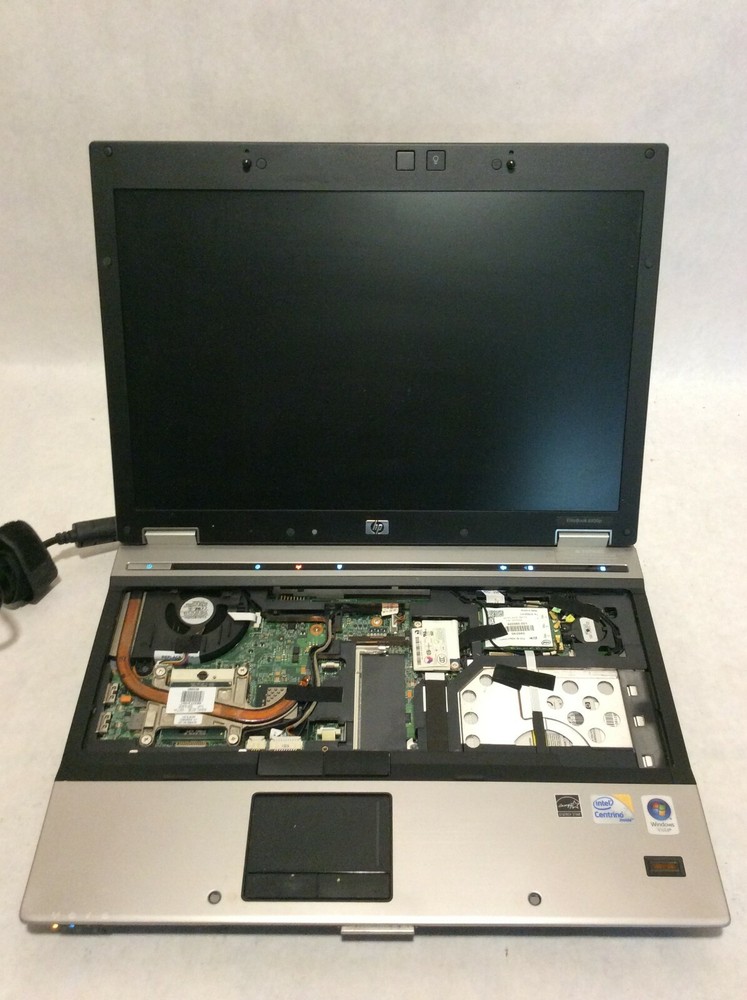 HP EliteBook 6930p Laptop 14" Intel Centrino 2 MISSING KEYBOARD & BAD SCREEN -PP