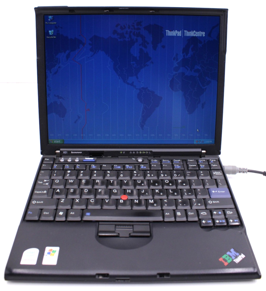 Lenovo ThinkPad X61 Core 2 Duo @2.2GHz 4GB RAM 256GB SSD Windows XP SP3