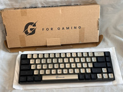 GEODMAER 65% Gaming Keyboard Wired Compact Mechanical Feel Open Box New