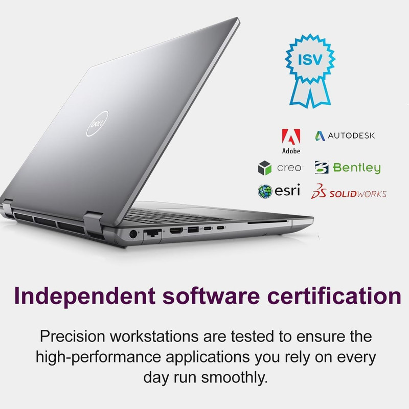 Dell Precision 7000 7680 Mobile Workstation Laptop (NVIDIA RTX 2000 Ada 8GB, 16" gallery