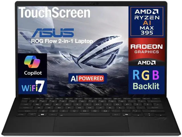 ASUS ROG Flow Creator 2-in-1 13.4 in Touch LCD WQXGA Display AMD Ryzen AI MAX gallery