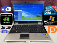 RESTORED HP Elitebook 8440p Windows XP Vintage Retro Gaming Laptop PC