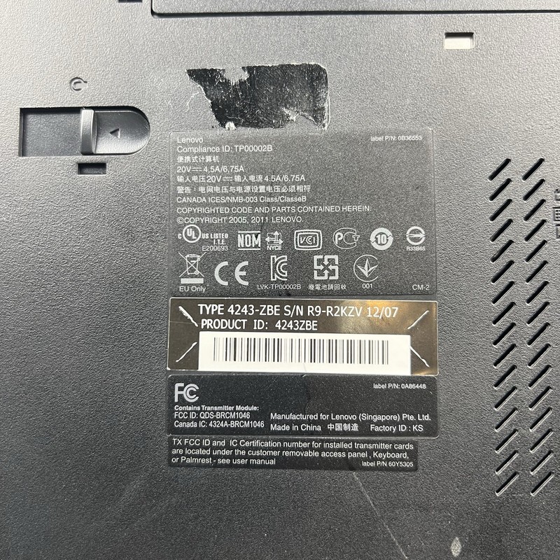 Lenovo ThinkPad T520 Intel i7-2640M 8GB 320GB HDD Win 10 w/ Charger|ELP74, READ gallery