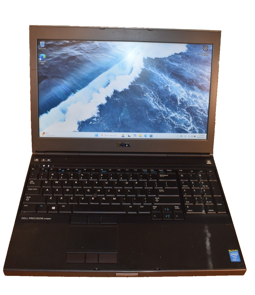 Dell Precision M4800 Quad Core i5-4200M 8GB 512GB SSD Windows 11 AMD R9-M200X