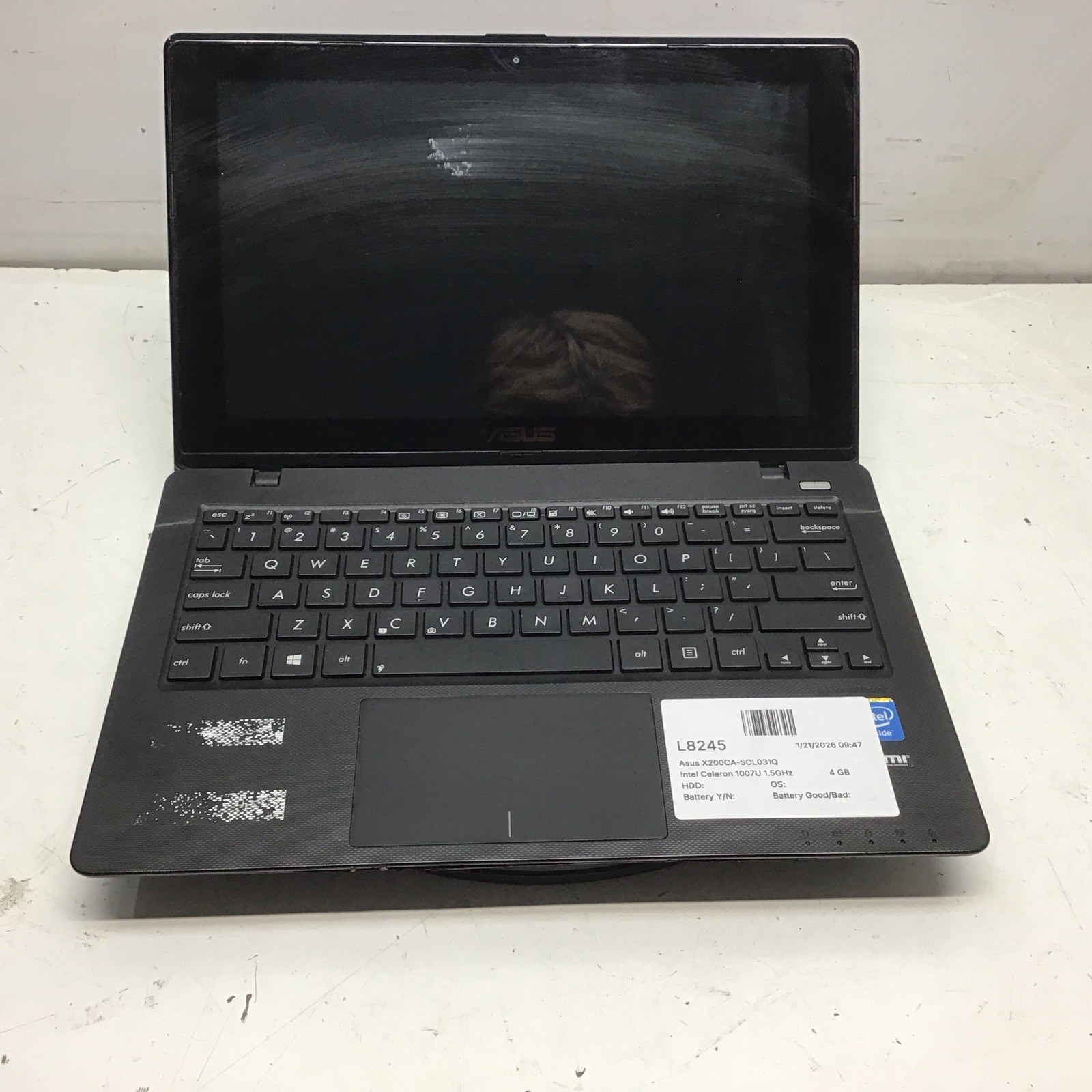 Asus X200CA-SCL031Q Intel Celeron 1007U 1.5GHz 4 GB NO HDD gallery