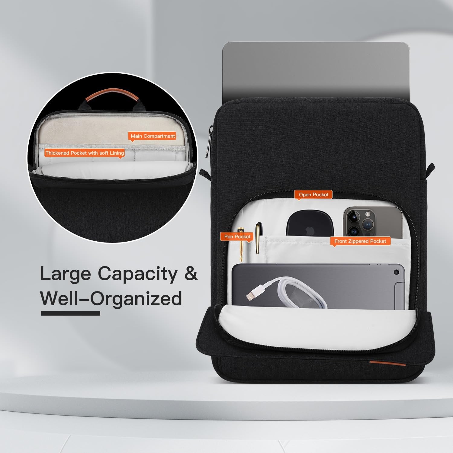 13 inch Laptop Carrying Sleeve for 2026 MacBook Neo A18 Pro A3404, MacBook Air 1 gallery