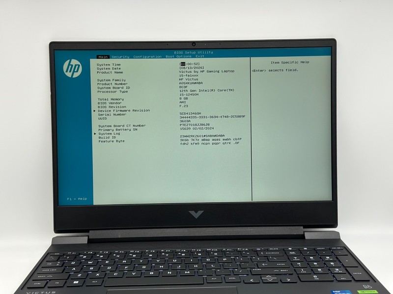 HP Victus Gaming 15 Intel Core i5-12450H 8GB RAM 512GB GeForce RTX 2050 gallery