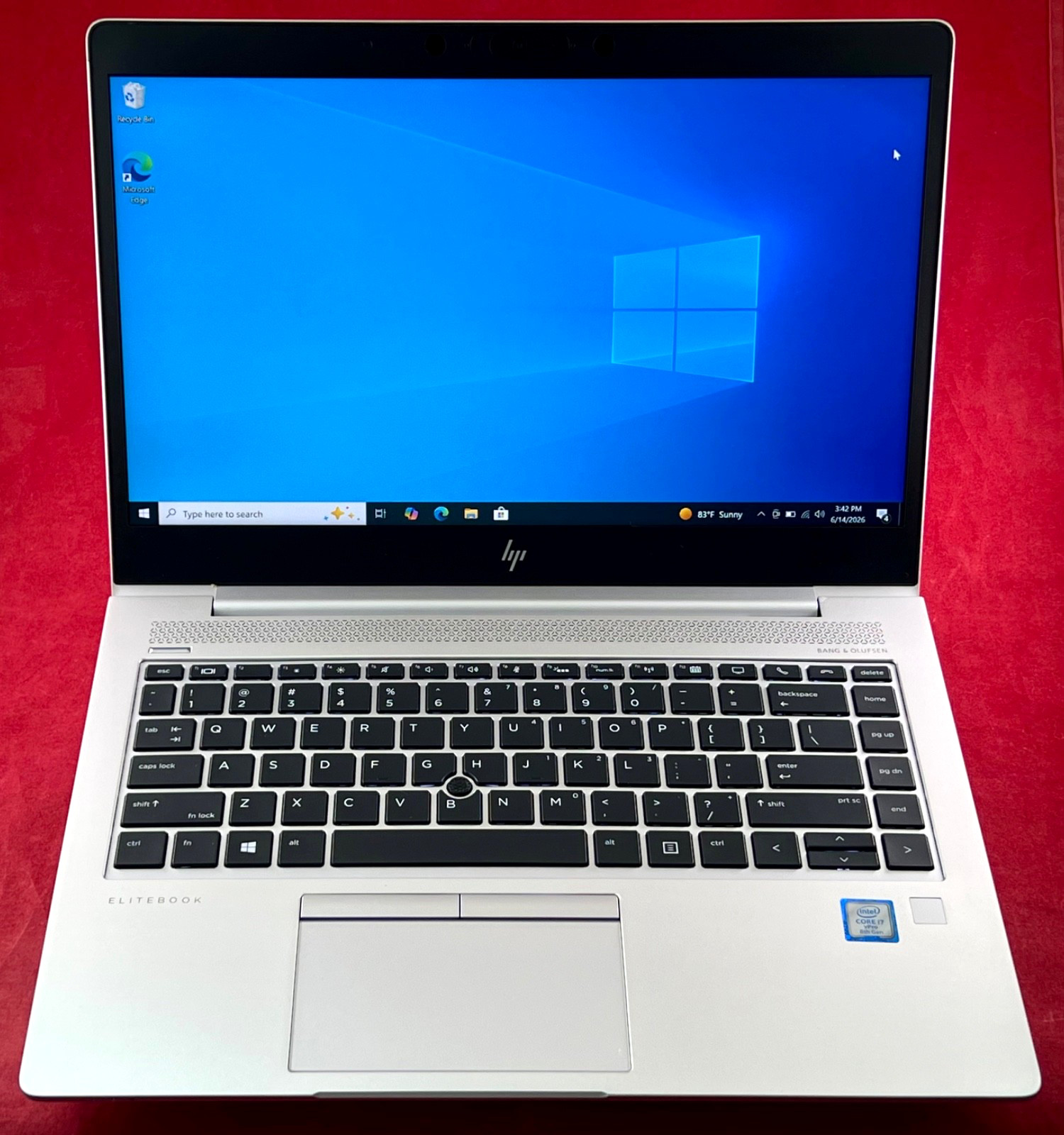 NEAR MINT HP ELITEBOOK 840 G6 14" FHD DISPLAY INTEL i7-8665U 256GB 8GB, 3 CYCLES gallery