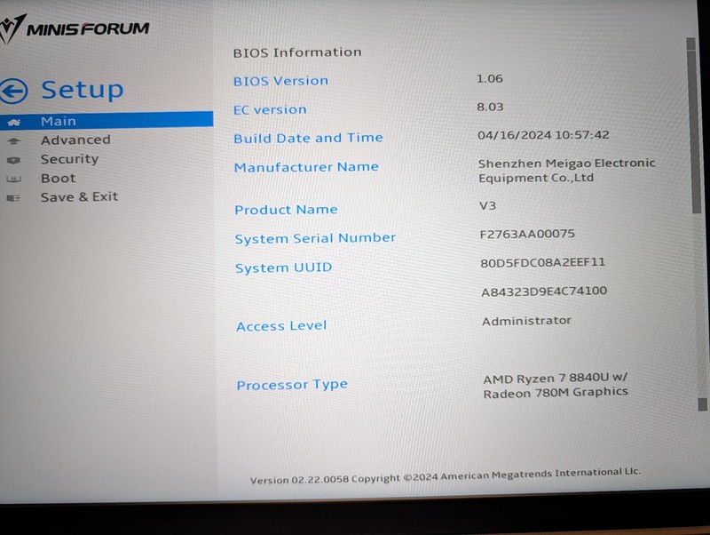 READ Bundle MINISFORUM V3 Laptop Tablet 32GB RAM, 1TB SSD, AMD 8840U gallery