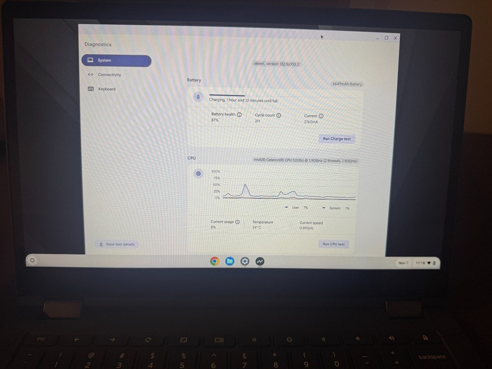 Lenovo IdeaPad Flex 5 TOUCH 13IML05 Celeron 5205U 1.9Ghz 4GB RAM With Charger
