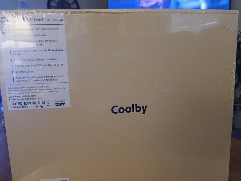 Coolby 15.6 Silent Ultra Laptop 10th Gen Intel Gemini Lake N4120 512GB Win 11pro gallery