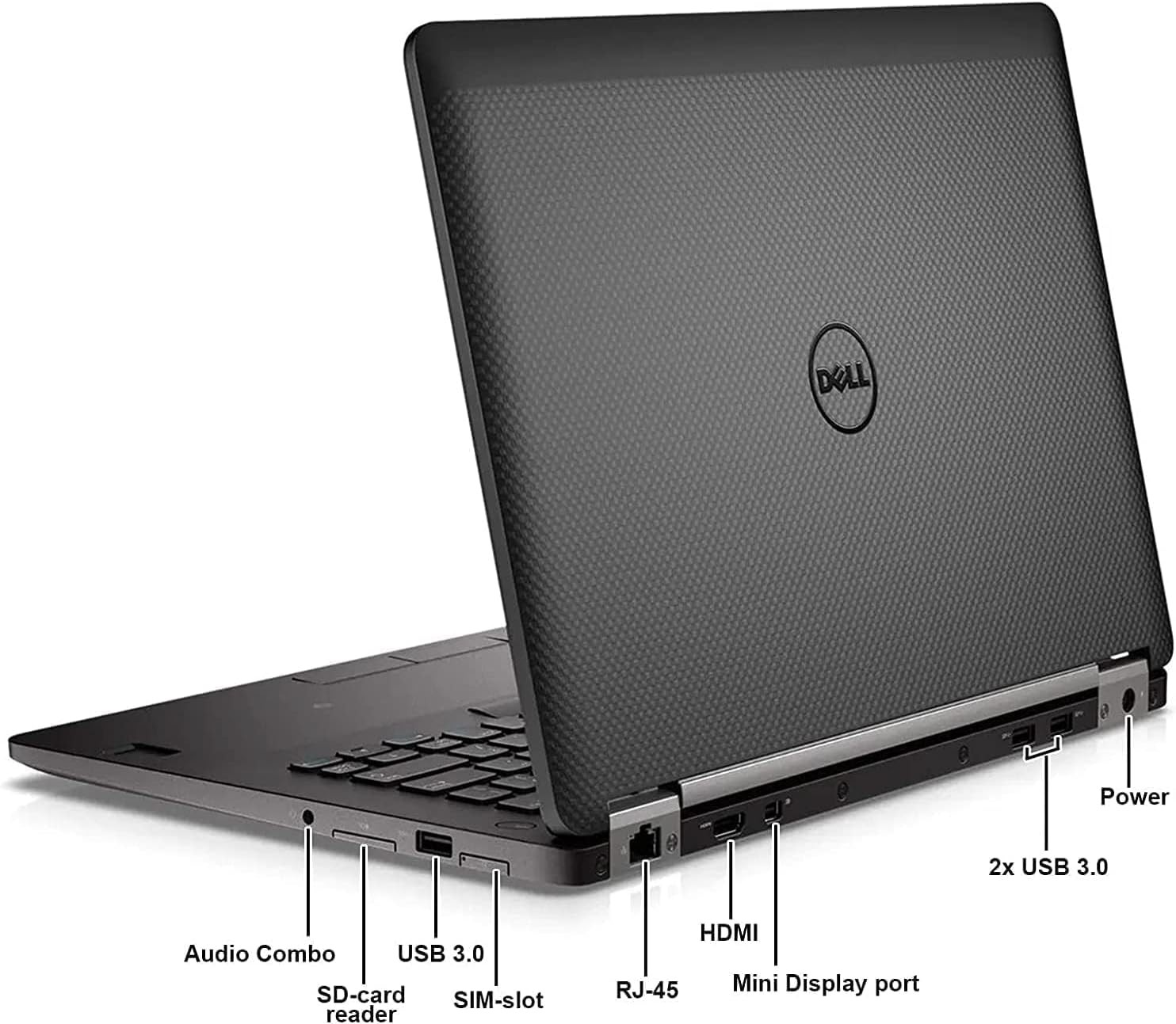 Dell Latitude E7470 14" HD Quad-Core i7-6600U 16GB 512GB PCIe SSD Cam Win10Pro gallery