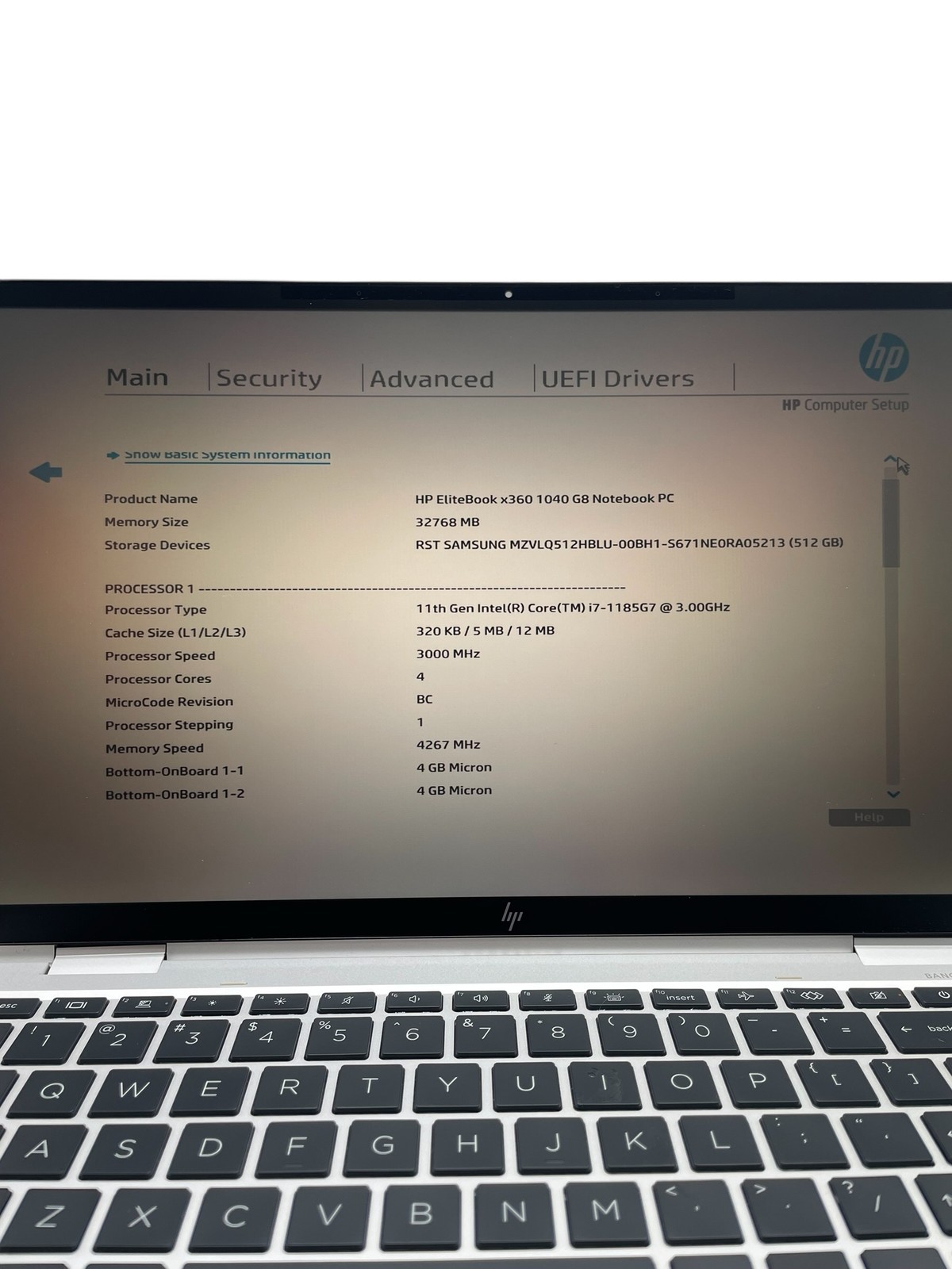HP Elitebook x360 1040 G8 14" i7 3.0Ghz 32GB 512GB - Grade C Low Battery Health gallery