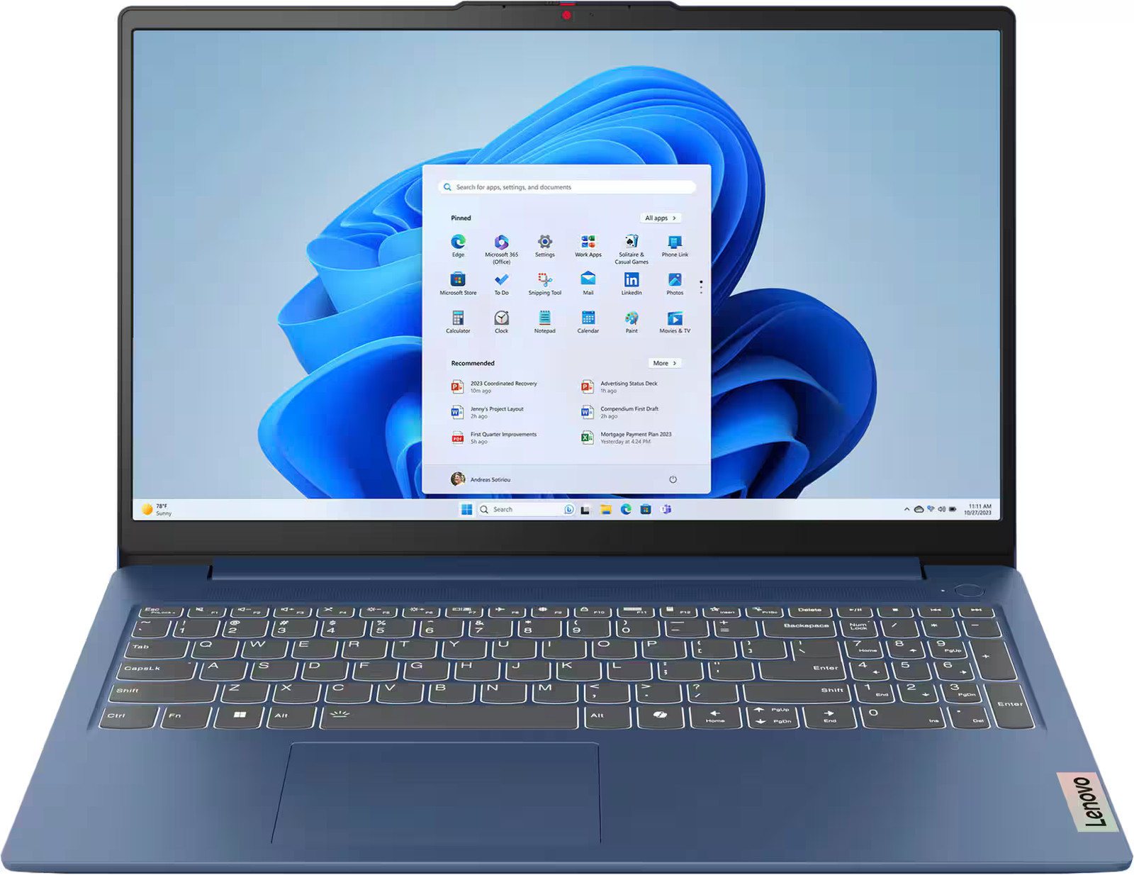 Lenovo - IdeaPad Slim 3i 15.6" Full HD Laptop - Intel Processor N150 2024- 8G... gallery