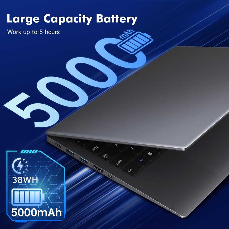 2026 Laptop Computer, Pentium Gold 6500Y (Beat Celeron, Up to 3.4GHz), 8GB RA... gallery