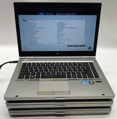 Lot of 3 HP EliteBook 8460p/8470p i5-2nd&3rd Gens 4GB RAM No HDD/OS/Batt MC663*!