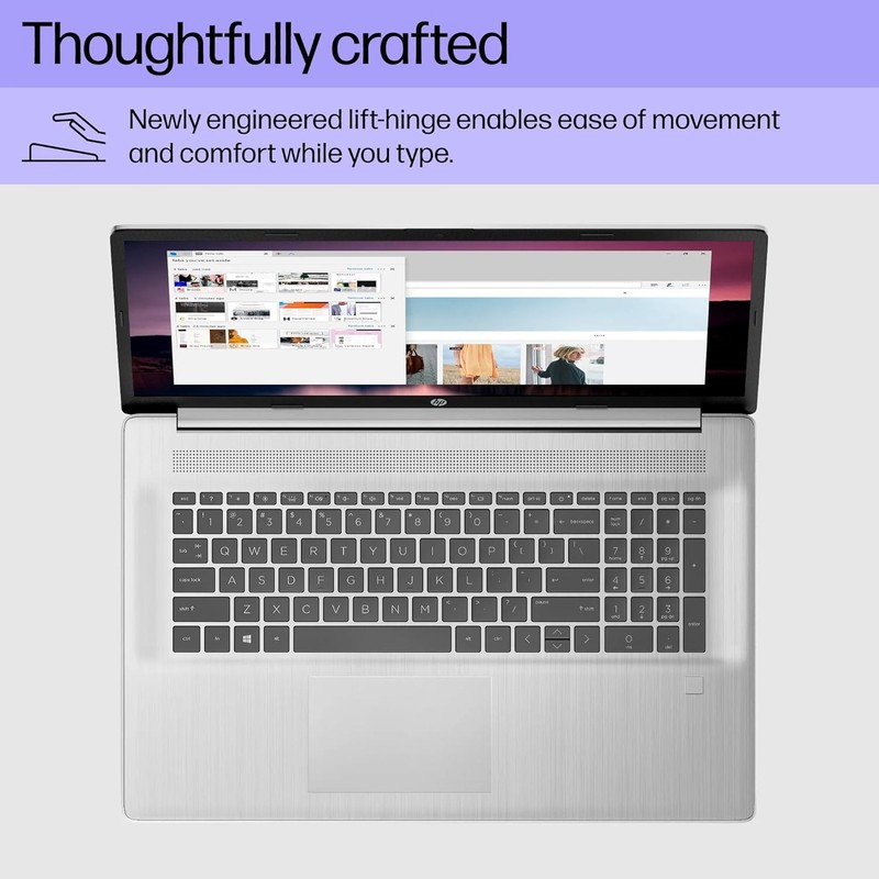 HP Laptop 17" FHD Intel Core i3 N305 +9.5 hours battery 16GB RAM 512GB Win11Pro gallery