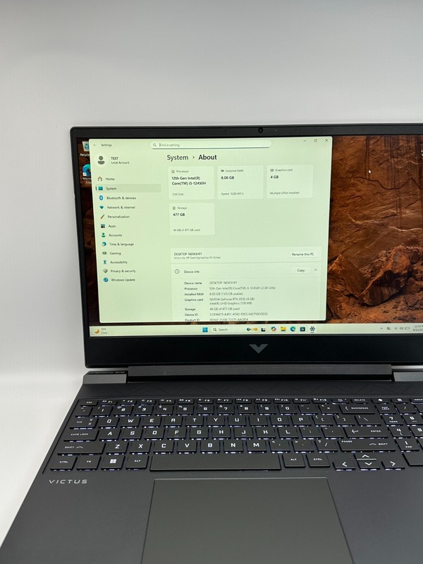 HP Victus Gaming 15 Intel Core i5-12450H 8GB RAM 512GB GeForce RTX 2050 gallery