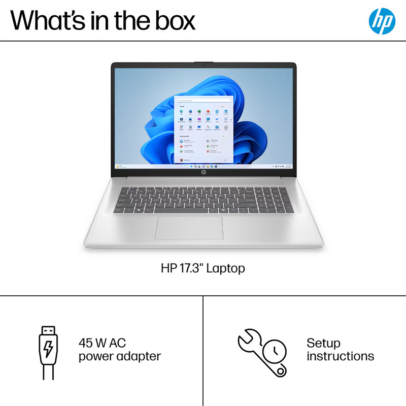 2026 HP Pavilion Laptop Computer 17 AMD Ryzen 5 8GB RAM & 256GB SSD Office 2024 gallery