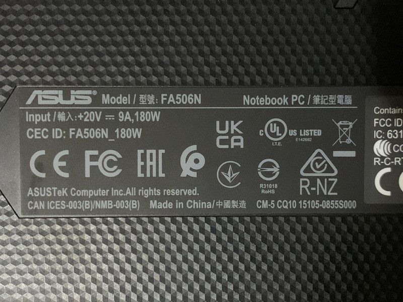 ASUS TUF Gaming A15 FA506N AMD Ryzen 5 7535HS RTX 3050 16GB RAM 512GB SSD 15.6" gallery