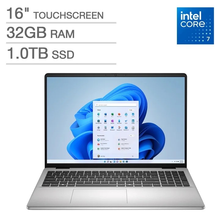 Dell 16" FHD 2K Touch Laptop 10cores Core i7 150U UPTO 64GB RAM 4TB SSD Win11Pro gallery