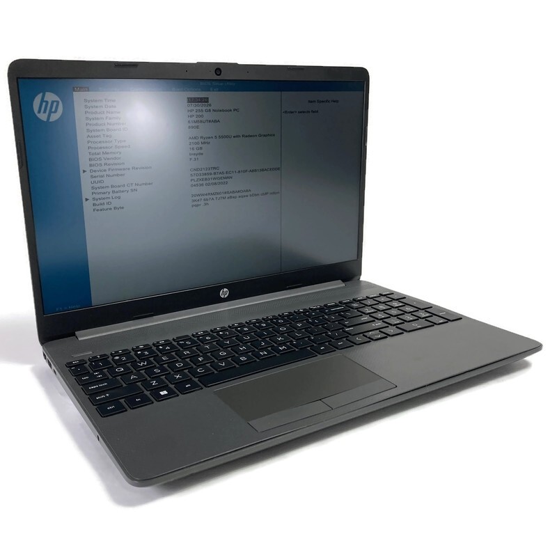 HP Notebook 255 G8 15.6" Laptop Hex Core Ryzen 5 5500U 2.1GHz - 16GB - No HDD