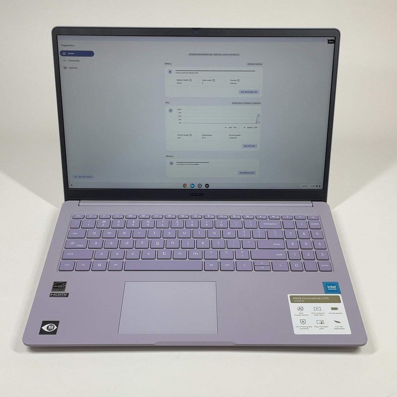 Asus Chromebook CX15 CX1505CTA-WS4 15.6" N50 3.4GHz 4GB RAM 64GB SSD gallery