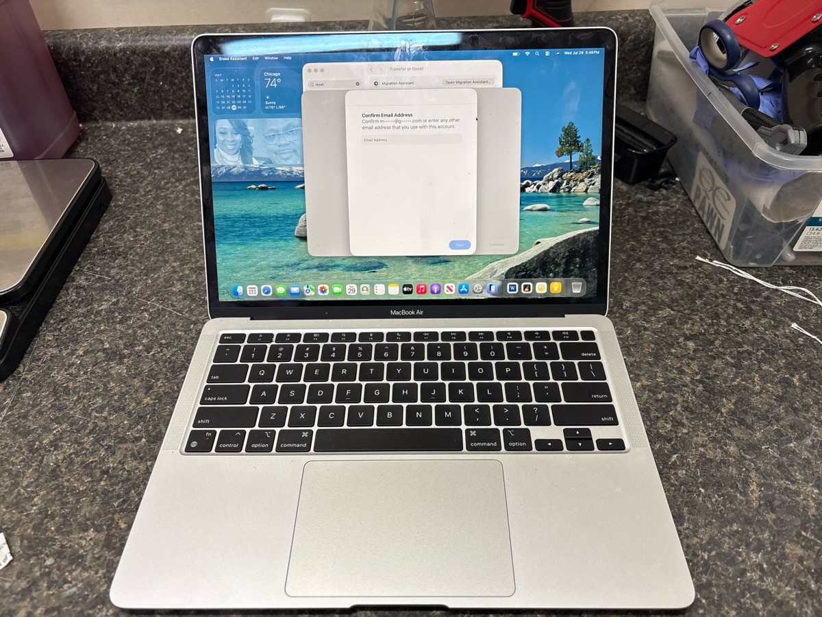 USED APPLE MACBOOK AIR A2337 LAPTOP Computer As Is (QUI005487) gallery