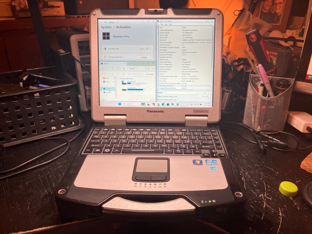 Panasonic Toughbook CF-31 13.1" i5 5th Gen 2.3GHz 8GB RAM 256GB SSD Win 11 Wifi