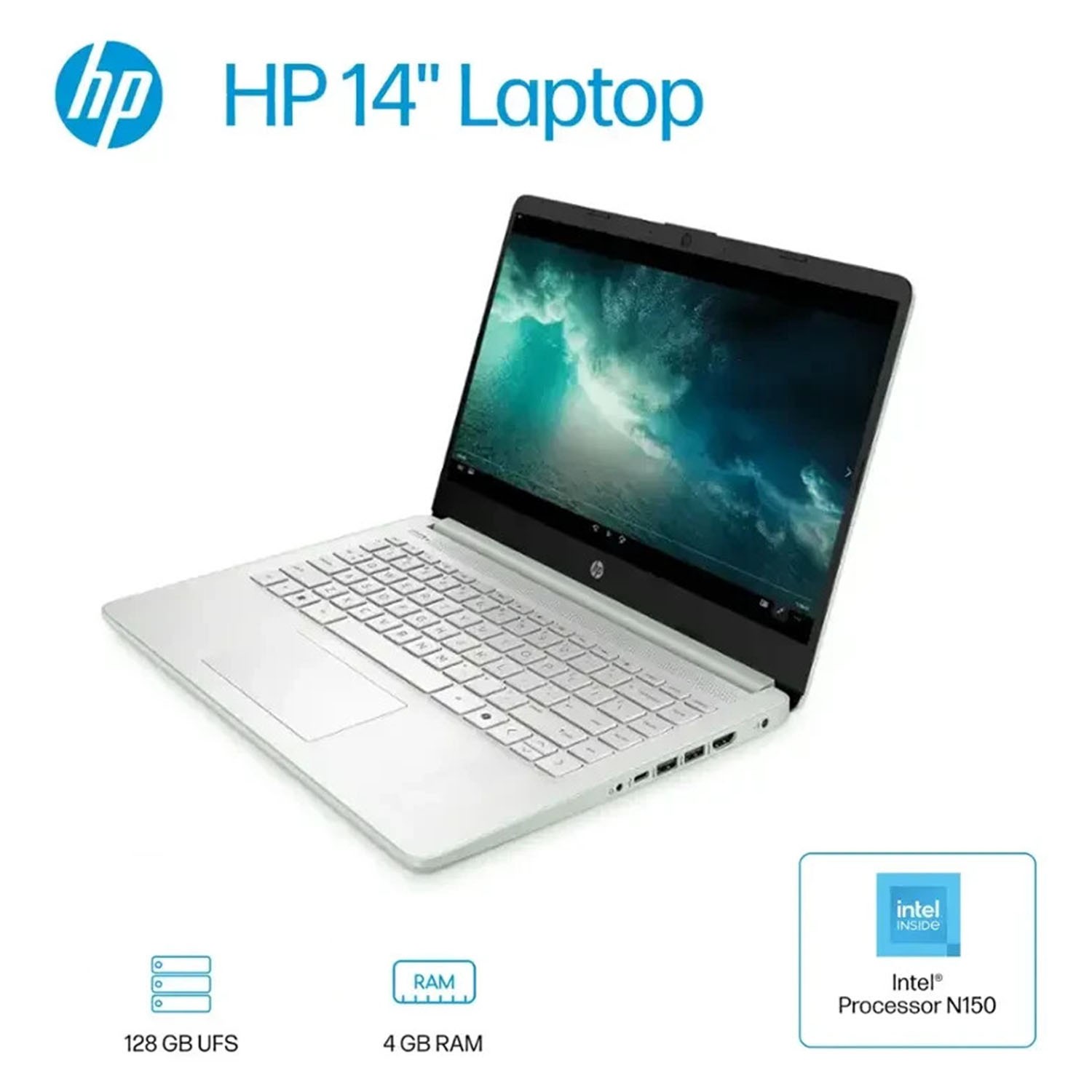 HP Laptop Computer for Home Student Study 4GB RAM 128GB UFS Intel Processor N150 gallery
