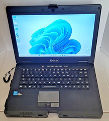 GETAC S400G3 I5-4210M 2.6GHz 14″ TouchScr. NoCaddy 8GbRAM 240GB-SSD-CD-Bay Win11