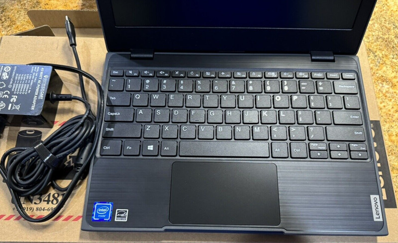 NEW Lenovo 100e 2nd Gen. 81MB 11.5" Intel Celeron 4020 4GB RAM64GB SSD Win 10Pro gallery