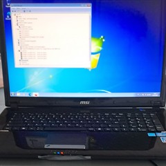 Laptop MSI 17.3″ i3 M370 4GB 250GB SSD DVD Windows 7 64-bit